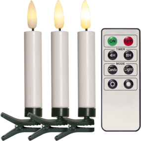 Flamme 10LED Grøn Fra Star Trading - Lysene med 3D-lys ser realistiske ud og har en smuk gl&oslash;d.