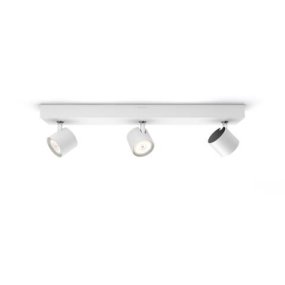 Star 3 Hvid spotlight Fra Philips - Med Philips WarmGlow LED-spotlights kan du jævnt dæmpe til rød lysstyrke &ndash; fra funktionel belysning med masser af lys til et hyggeligt og imødekommende varmt skær.