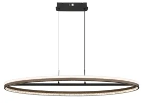 Della 100cm Grå loftslampe Fra Globo Lighting - Perfekt f&ouml;r vardagsrum och matsalar, d&auml;r den skapar en inbjudande atmosf&auml;r och en modern touch.