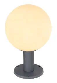 Ossy 38cm Antracit Fra Globo Lighting - Ossy er en stilfuld portlampe med IP44, en moderne tilføjelse til din have eller terrasse.