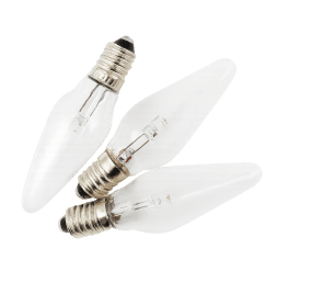 E10 LED 0,2W 2700K 3-pk Fra Pixie Design - Erstatningsp&aelig;re i en pakke med 3, E10-fatning, 0,2w pr.