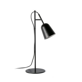 Studio 55cm Sort skrivebordslampe Fra Faro Barcelona - Studio er en elegant bordlampe designet af Nahtrang - inspireret af ikonisk design fra 1950'erne, fortolket med moderne enkelhed.