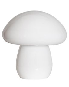 Mira Mushroom 30cm Hvid bordlampe Fra By Rydéns - Lampen er ikke kun en funktionel lyskilde, men ogs&aring; en kunstnerisk detalje, der fremh&aelig;ver dit interi&oslash;r med sit naturinspirerede design og h&aring;ndlavede kvalitet.