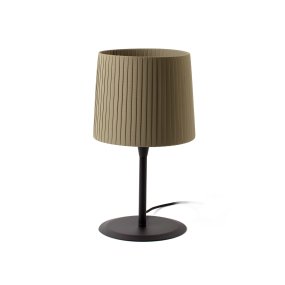 Samba 50cm Grøn bordlampe Fra Faro Barcelona - Perfekt til b&aring;de private hjem og hotelmilj&oslash;er, hvor design og atmosf&aelig;re er i fokus.