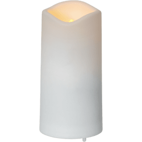 LED Gravlys Serene Hvid Fra Star Trading - Lyset skinner med en varm hvid LED og er batteridrevet.