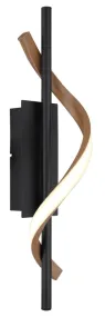 Watkins 47cm Sort væglampe Fra Globo Lighting - Watkins v&auml;gglampa &auml;r en stilren och modern belysningsl&ouml;sning som skapar en elegant atmosf&auml;r i ditt hem.