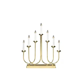 Candelabra 7 Lights Messing Fra Konstsmide - En tidl&oslash;s klassiker, der kombinerer tradition med moderne elegance &ndash; perfekt til at sprede varme og gl&aelig;de!