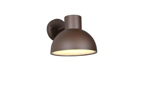 Elbe 20cm Rusten brun udendørslampe Fra Trio Lighting - Med en IP44-klassificering er den modstandsdygtig over for regn og fugt og spreder et bl&oslash;dt, nedadrettet lys, der skaber en sikker og behagelig indgang.
