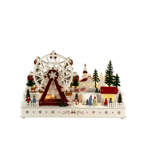 Pariserhjul LED 28cm Flerfarvet Fra Konstsmide - Placer for eksempel p&aring; en byr&aring; i hallen eller i vinduet i stuen.