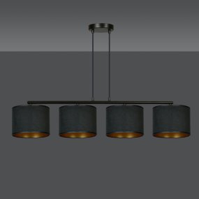 Hilde 100cm Sort Fra Emibig Lighting - Den enkle konstruktion og elegante farvesammens&aelig;tning g&oslash;r Hilde til et alsidigt valg, der passer ind i mange forskellige rum og stilarter.