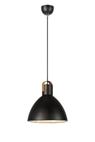 Eagle Ø35 Sort loftslampe Fra Markslöjd - Med en sk&aelig;rmdiameter p&aring; 35 cm og en sort tekstilledning er denne lampe en perfekt tilf&oslash;jelse til moderne interi&oslash;r.