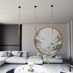 Selter Ø8 Guld Fra Emibig Lighting - De guldfarvede r&oslash;r, der udg&oslash;r lampens krop, giver den en unik shimmer og en elegant f&oslash;lelse.