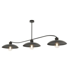 Foster 113cm Sort Fra Emibig Lighting - Serien komplementerer interiør i industriel stil på en stilfuld og smagfuld måde.