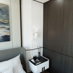 Spiral 30cm Hvid væglampe Fra Emibig Lighting - Spiral &ndash; Fremstillet i metalnet, som giver den et utraditionelt og stilrent indtryk.