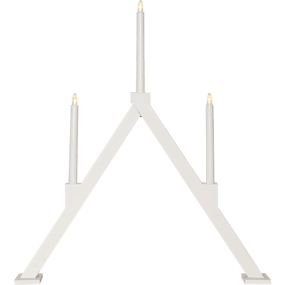 Vika Hvid Fra Star Trading - Vika er udstyret med en timerfunktion og lyser i 6 timer, 18 timer slukket, og gentager sig.