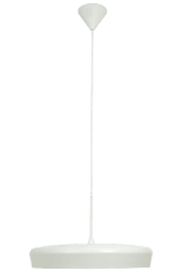 ETA Ø45 Hvid loftslampe Fra Aneta Lighting - Eta loftslampe i hvidlakeret metal.