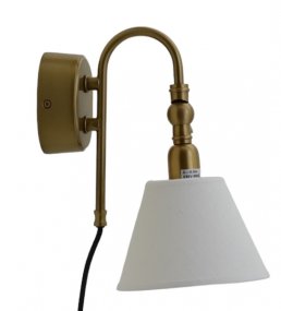 Zodiac Oxid læselampe Fra Hallbergs - Zodiac er en elegant v&aelig;glampe lavet af metal med en oxidfinish.