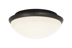 Siracusa Ø25 Hvid badeværelseslampe Fra Aneta Lighting - Lampen monteres med skruer i loftet og strømtilslutning med fast montering.