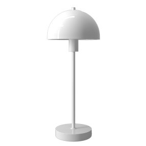 Vienda 48cm Hvid bordlampe Fra Herstal - Vienda bordlampe med sit klassiske og elegante design gør, at lampen kan bruges i hjemmet i mange år.