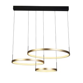Grace 112cm Guld loftslampe Fra Searchlight - Grace er lavet af metal og akryl og kombinerer både holdbarhed og stil.