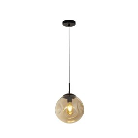 Punch Ø25 Champagne Fra Searchlight - Punch er en stilfuld loftslampe med en champagnefarvet glasskærm, der skaber en varm atmosfære i rummet.