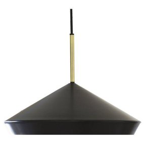 Geometri Ø45 Sort Fra PR Home - De lige former i kombination med detaljerne i guld skaber en elegance til rummet.