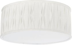 Plissé Ø45 Hvid Fra PR Home - Plissé er en stilfuld loftslampe, der kombinerer moderne design med en blød og hyggelig fornemmelse.