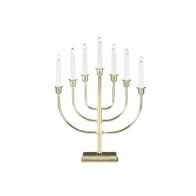 Candelabra 7 Lights Messing Fra Konstsmide - Perfekt til b&aring;de traditionelt og moderne interi&oslash;r &ndash; En tidl&oslash;s detalje, der l&oslash;fter julestemningen med stil og elegance!