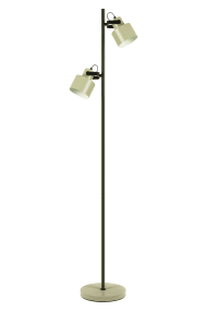 City 2 Grøn/sort Fra Aneta Lighting - City gulvlampen har et moderne og stilfuldt design med en stilfuld kombination af sort og gr&oslash;n.