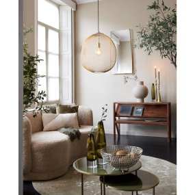 Moroc Ø40 Guld loftslampe Fra Light & Living - 
