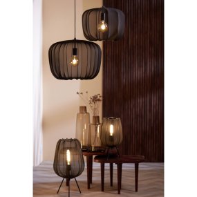 Plumeria Ø40 Sort loftslampe Fra Light & Living - 