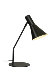 Ceres 46cm Sort skrivebordslampe Fra Aneta Lighting - CERES bordlampen er både praktisk og stilfuld og giver et behageligt lys, når du arbejder eller læser.