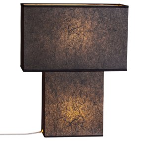 iSquare 50cm Sort bordlampe Fra By Rydéns - Lad iSquare blive en tilf&oslash;jelse til din boligindretning, perfekt til at skabe en harmonisk atmosf&aelig;re med et strejf af japansk elegance.