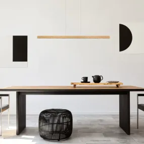 Dentsy 120cm Kobber loftslampe Fra Globo Lighting - Med den smidiga touchknappen f&ouml;r av/p&aring; och den stegl&ouml;sa touchdimmern kan du enkelt justera ljusstyrkan efter &ouml;nskem&aring;l.