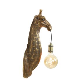 Giraffe 60cm Bronze væglampe Fra Light & Living - 