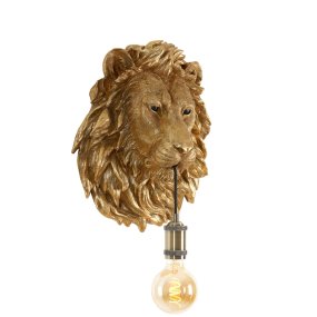 Lion 40cm Bronze væglampe Fra Light & Living - 