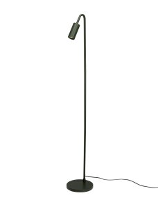 Curve Mørkegrøn Fra By Rydéns - Curve gulvlampe er en stilfuld og p&aelig;n lampe i metal med en mat m&oslash;rkegr&oslash;n finish.