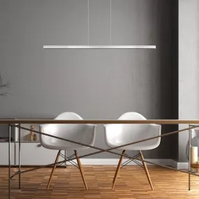 Dentsy 120cm Stål loftslampe Fra Globo Lighting - Med den smidiga touchknappen f&ouml;r av/p&aring; och den stegl&ouml;sa touchdimmern kan du enkelt justera ljusstyrkan efter &ouml;nskem&aring;l.
