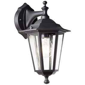 Carleen Sort udendørslampe Fra Brilliant - Carleen udend&oslash;rslampen er perfekt til at lyse op i din entr&eacute;.