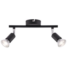 Prato 2 Mat sort spotlight Fra Brilliant - Perfekt til at rette lyset derhen, hvor du ønsker og skabe optimal belysning i dit hjem.