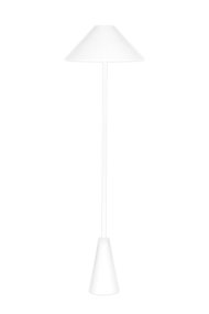 Cannes Hvid gulvlampe Fra Globen Lighting - Cannes gulvlampen er baseret p&aring; en balance af geometriske former i et minimalistisk og stilfuldt design, der passer ind i mange milj&oslash;er.