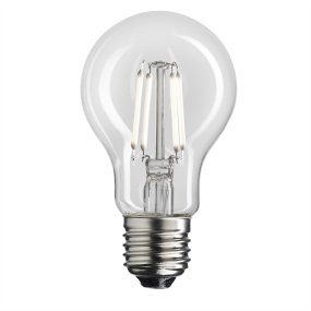 E27 normal 6W 2700K Dæmpbar Gennemsigtig Fra Unison - 