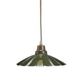 Ester Ø24 Mørkegrøn vindueslampe Fra PR Home - Ester vindueslampe i metal med en emaljefinish, der imiterer marmor.