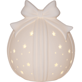 Rozy 14cm Hvid Fra Star Trading - Fin borddekoration i hvid porcel&aelig;n.