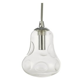 Junis Ø10 Klar Fra Oriva - Med sin klare nuance og elegante s&oslash;lvdetaljer skaber den et atmosf&aelig;risk lys, der giver et luksuri&oslash;st pr&aelig;g til ethvert rum.