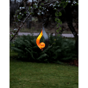 Melilla Sort solcellelampe Fra Star Trading - 