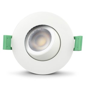 Sanna 230V 3000-4000K Hvid Fra Llitt - Med en IP65-klassificering passer den lige godt ind i alle husets rum, b&aring;de indend&oslash;rs og udend&oslash;rs, og der er ogs&aring; mulighed for montering direkte mod isolering.