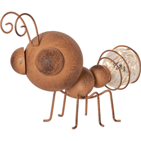 Oxida Rust solcellelampe Fra Star Trading - Oxida Myra solcellelampe vil v&aelig;re fin at pynte med i en urtepotte, eller i et blomsterbed og den er lige s&aring; smuk t&aelig;ndt som slukket.