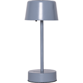 Solei Blå solcellelampe Fra Star Trading - Lampen oplader dels via solen, men kan også oplades med det medfølgende USB-kabel.