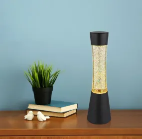 Sparkle Sort børnelampe Fra Globo Lighting - Den mattsvarta designen i aluminium ramar in den klara glassk&auml;rmen, som sprider ljuset mjukt och skapar en behaglig atmosf&auml;r.